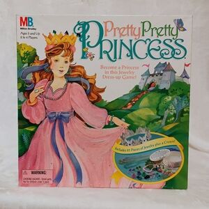 Vintage 1995 Pretty Pretty Princess Board Game Incomplete Replacement Parts